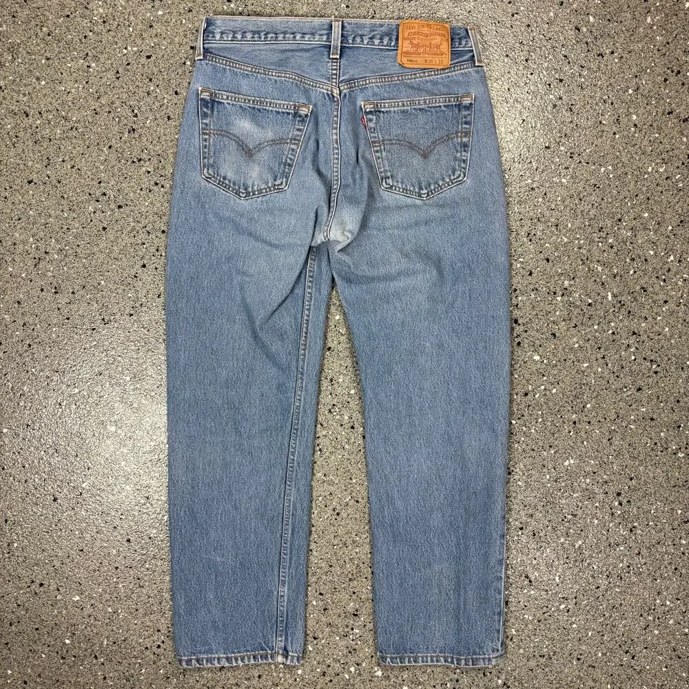 Vintage 1990s Levi's 501xx Made in USA Button Fly Denim Jeans